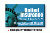 UV Full Color Magnetic Business Card (3.5" x 2" x 25 mil.)